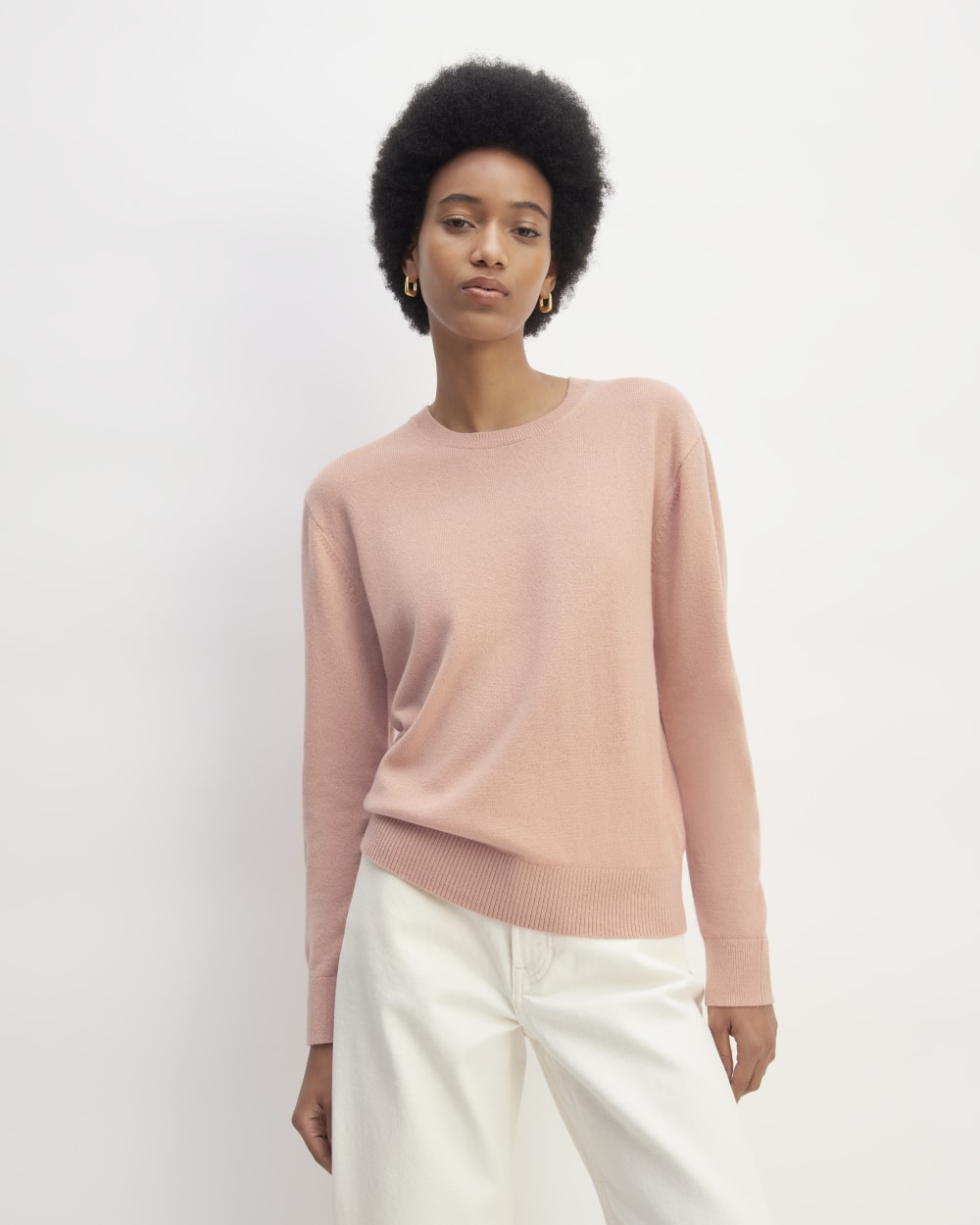 womens-cashmere-classic-crew-sweater-blush-pink | primary