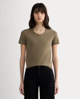 womens-supima-form-ss-crewneck-tee-deep-taupe | primary