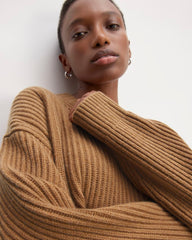 womens-felted-merino-oversized-crewneck-deep-camel