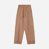 womens-cozy-stretch-wide-leg-sweatpant-camel | alt