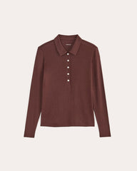 womens-henley-in-butterluxe-dark-mahogany | alt
