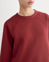 womens-fleece-raglan-crewneck-merlot