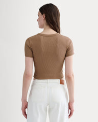 womens-cropped-short-sleeve-rib-tee-mocha