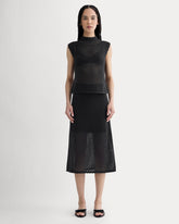 womens-lace-knit-skirt-black | primary