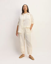 womens-linen-pull-on-barrel-pant-bone | primary