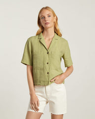 womens-linen-workwear-shirt-leek