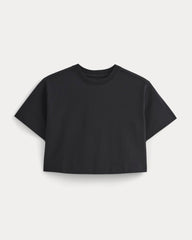 womens-premium-weight-cropped-tee-black | alt