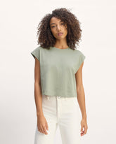 womens-organic-ctn-cropped-muscle-tee-sage-green | primary