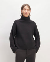 womens-felted-merino-funnel-pullover-black | primary