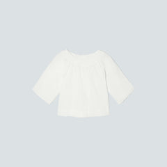 womens-seersucker-gathered-tee-white