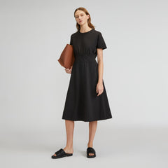 womens-organic-cotton-a-line-dress-black | primary