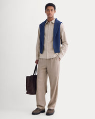mens-pleated-trouser-tailor-twill-light-taupe | primary