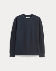 mens-thermal-cozy-waffle-crew-navy | alt