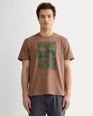 unisex-parks-cotton-crew-brown-green-iron | primary