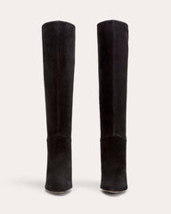 womens-knee-high-banana-heel-boot-black-suede