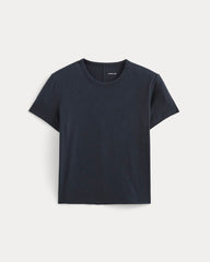 womens-box-cut-tee-cotton-linen-navy | alt
