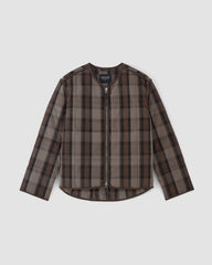 womens-cropped-cotton-liner-abalone-black-brown | alt