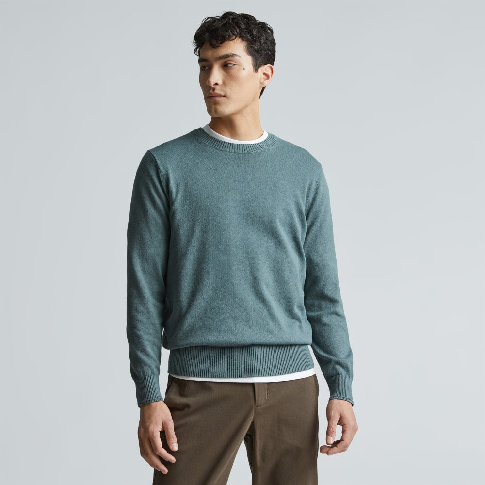 mens-no-sweat-cotton-sweater-green-balsam | primary