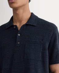 mens-cotton-linen-polo-navy