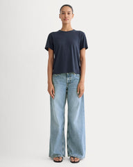 womens-box-cut-tee-cotton-linen-navy