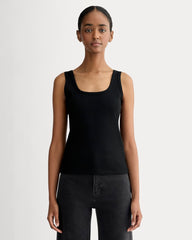 womens-pointelle-cami-black | primary