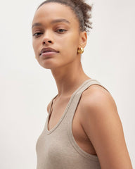 womens-supima-micro-rib-tank-heathered-tan