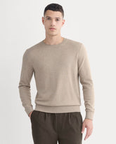mens-no-sweat-cotton-sweater-heather-oatmeal | primary