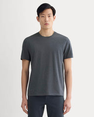 mens-essential-organic-crew-uniform-heather-deep-navy | primary