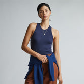 womens-supima-micro-rib-racerback-tank-navy | primary