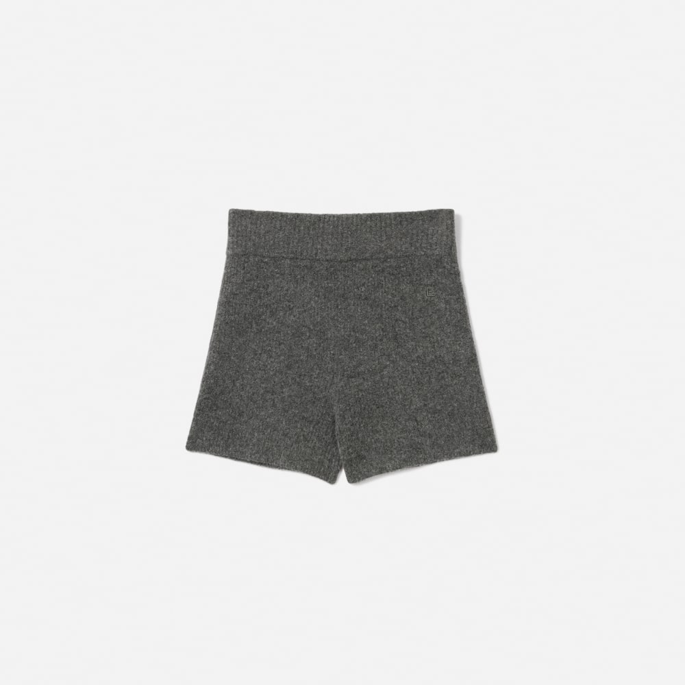 womens-cozy-stretch-short-hthr-charcoal | alt
