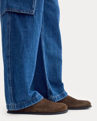 womens-suede-clog-deep-brown