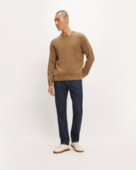 mens-felted-merino-crew-neck-sweater-deep-camel