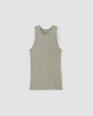 womens-supima-micro-rib-racerback-tank-sage-green | alt
