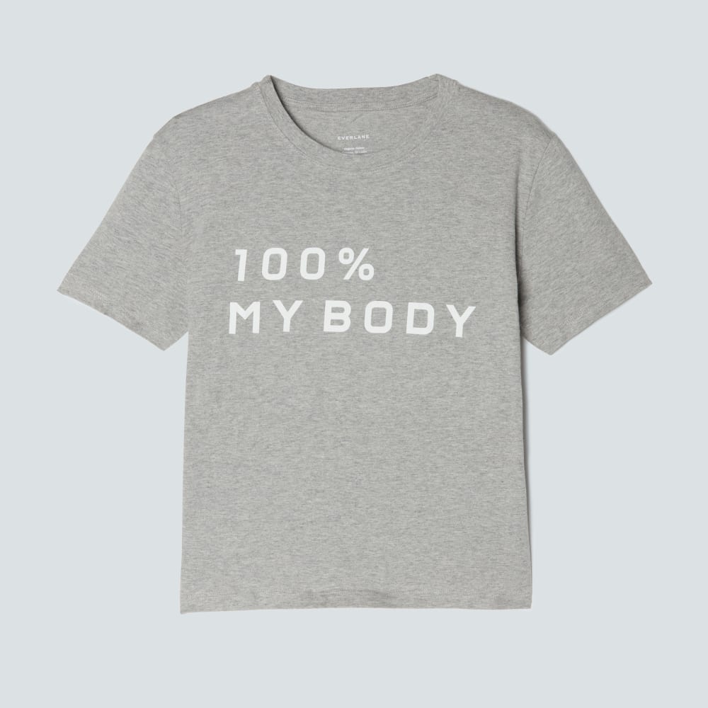 womens-100-my-body-box-cut-tee-heather-grey | primary