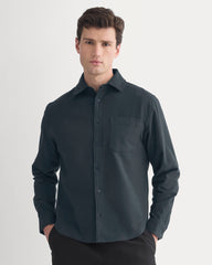 mens-brushed-flannel-shirt2-heathered-navy | primary