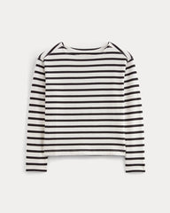 womens-modern-breton-tee-bone-black | alt