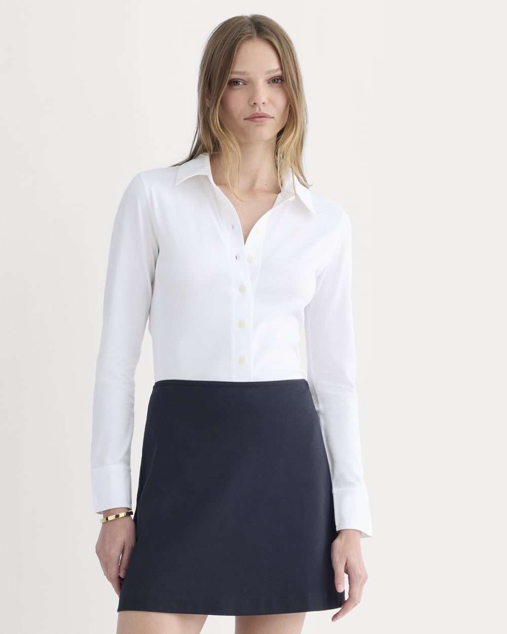 womens-button-up-shirt-essential-cotton-white | primary