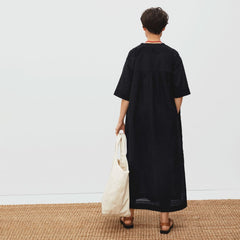 womens-caftan-dress-black-check