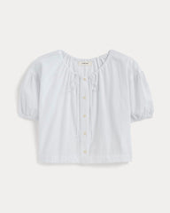 womens-gauze-button-up-white | alt