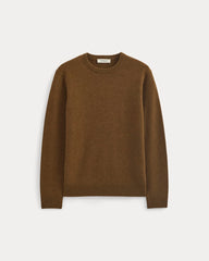 mens-cashmere-crew-heathered-toffee | alt