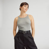 womens-cropped-supima-rib-tank-heather-grey | primary
