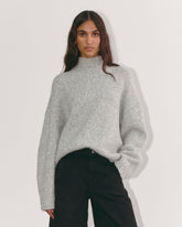 womens-cloud-oversized-turtleneck-new-heather-grey | primary