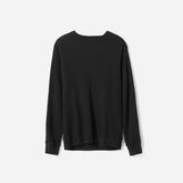 mens-waffle-knit-ls-crew-black