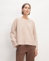 womens-merino-wool-crewneck-pale-pink-white | primary