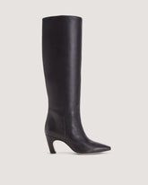 womens-knee-high-banana-heel-boot-black | primary