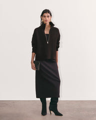 womens-felted-merino-halfzip-sweater-black