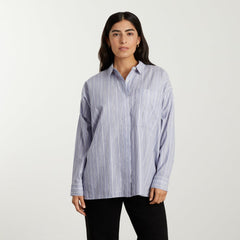 womens-oversized-org-cotton-shirt-slate-blue | primary