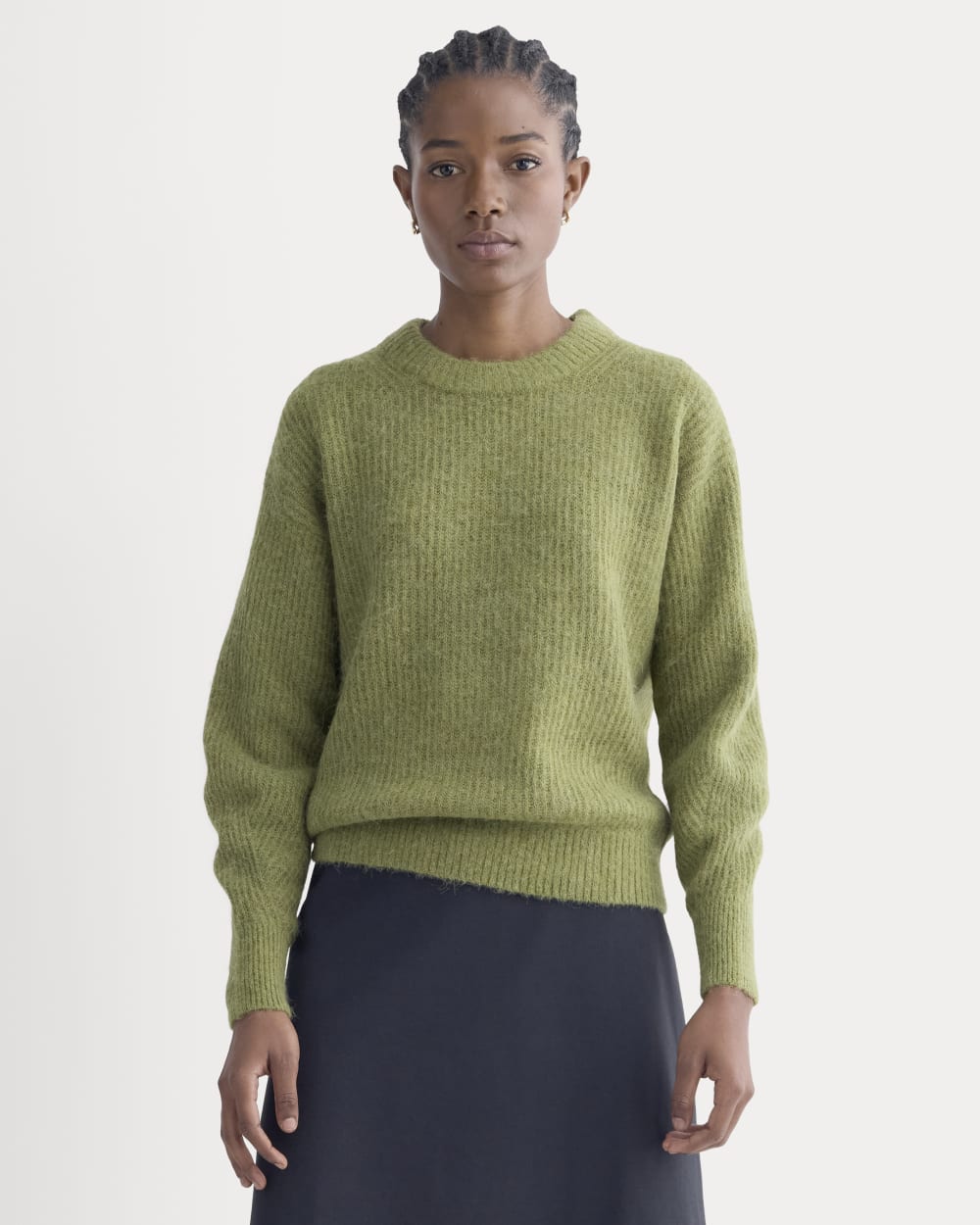 womens-alpaca-ribbed-cocoon-crew-moss | primary