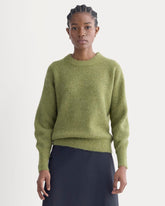womens-alpaca-ribbed-cocoon-crew-moss | primary