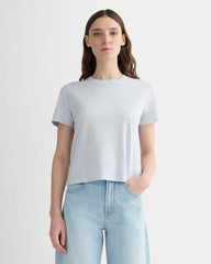 womens-organic-cotton-box-cut-tee-air-blue | primary